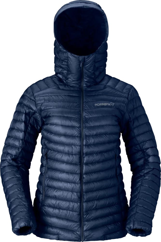Norrøna Women's Trollveggen Superlight Down Hood Indigo Night Blue Norrøna