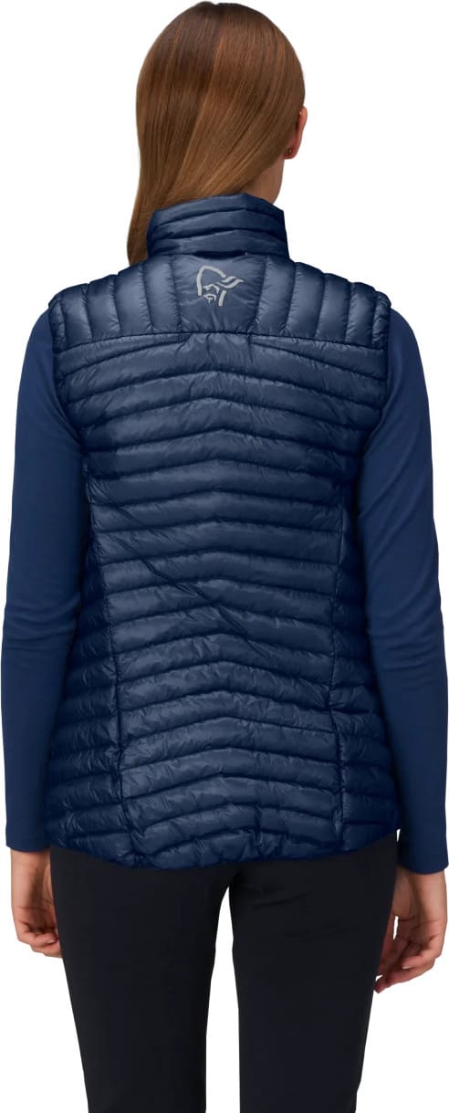 Norrøna Women's Trollveggen Superlight Down Vest Indigo Night Blue Norrøna