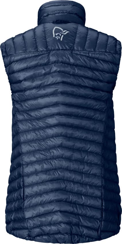 Norrøna Women's Trollveggen Superlight Down Vest Indigo Night Blue Norrøna
