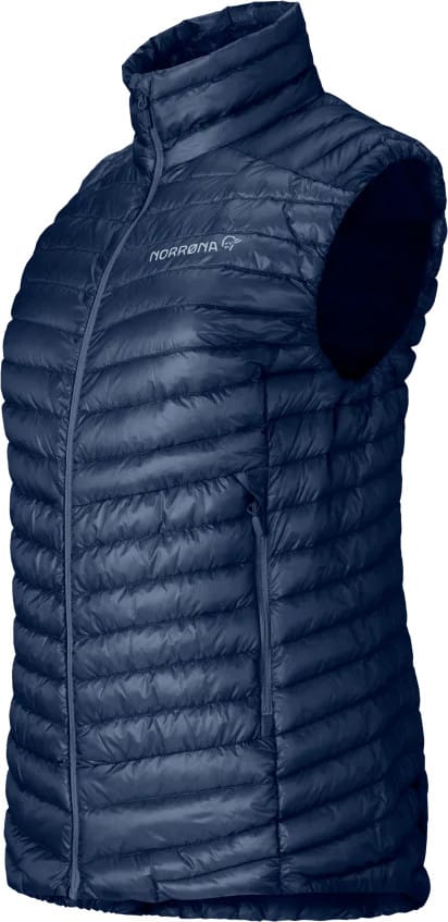 Norrøna Women's Trollveggen Superlight Down Vest Indigo Night Blue Norrøna