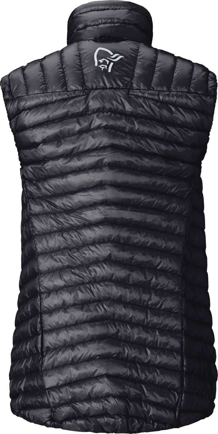 Norrøna Women's Trollveggen Superlight Down Vest Caviar Black Norrøna