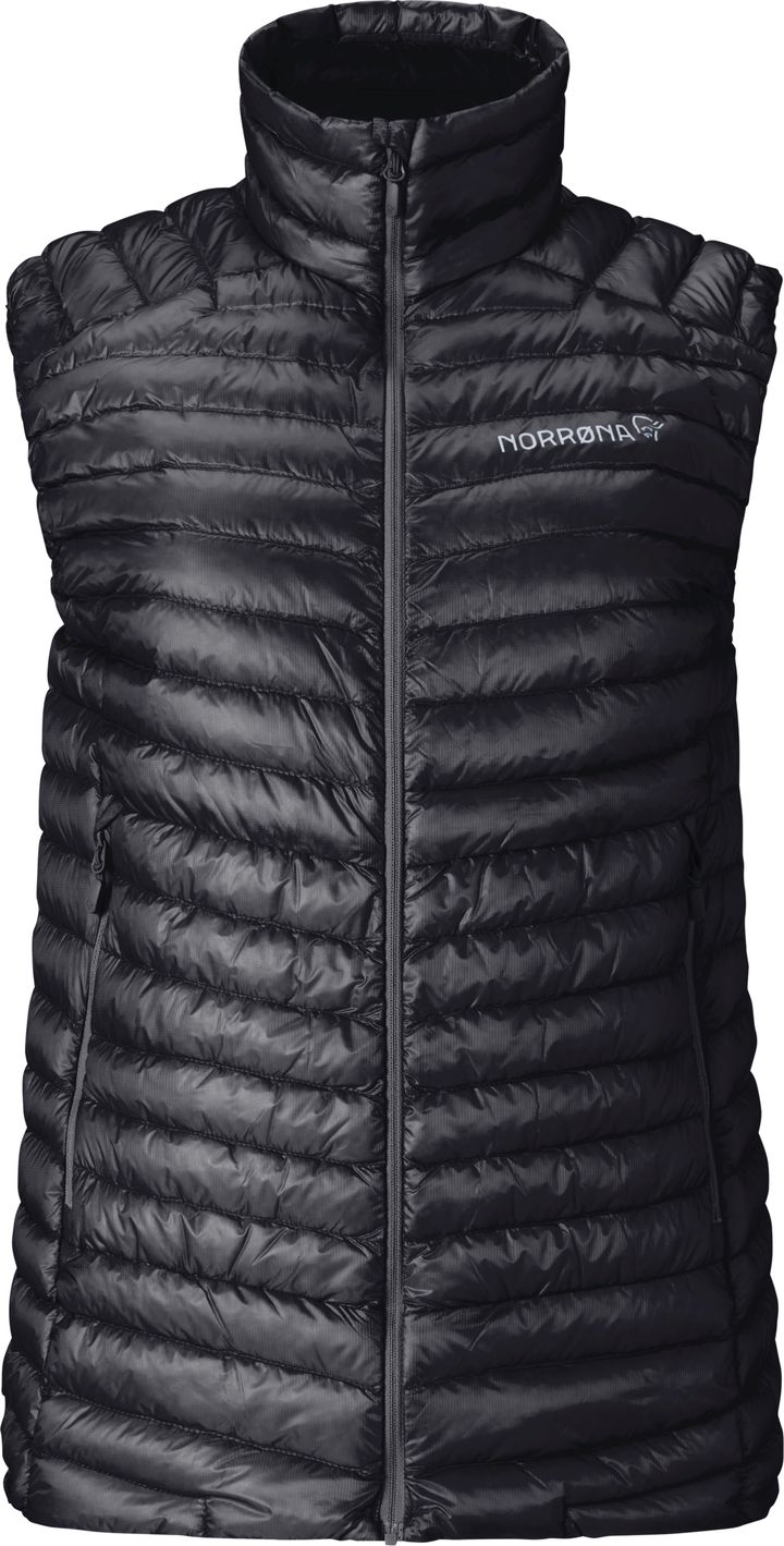 Norrøna Men's Trollveggen Superlight Down Vest Caviar Black Norrøna