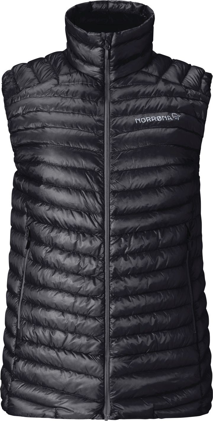 Norrøna Women's Trollveggen Superlight Down Vest Caviar Black Norrøna