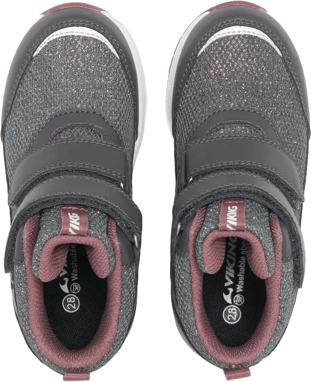 Viking Footwear Kid´s Bouncy Glitter Mid GORE-TEX Charcoal Viking Footwear