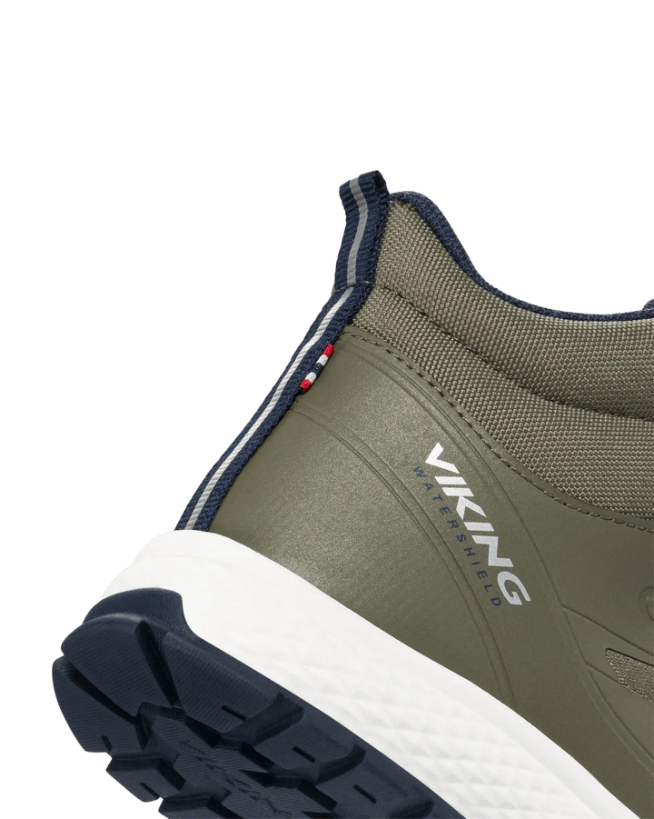 Viking Footwear Junior Equip Mid Waterproof Boa Olive Viking Footwear