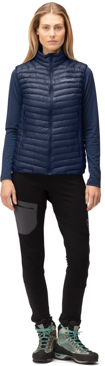 Norrøna Women's Trollveggen Superlight Down850 Vest Indigo Night Norrøna Norrøna Women's Trollveggen Superlight Down850 Vest Indigo Night Norrøna