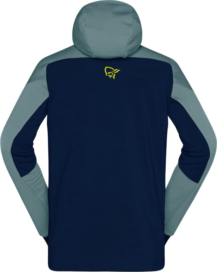 Norrøna Trollveggen Powerstretch Pro Zip Hood M's North Atlantic/Indigo Night Norrøna