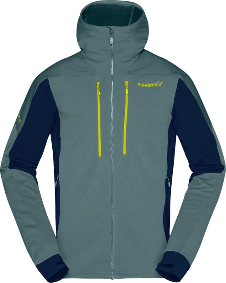 Norrøna Trollveggen Powerstretch Pro Zip Hood M's North Atlantic/Indigo Night Norrøna