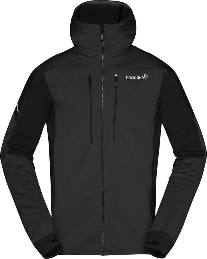 Norrøna Trollveggen Powerstretch Pro Zip Hood M's Caviar Norrøna