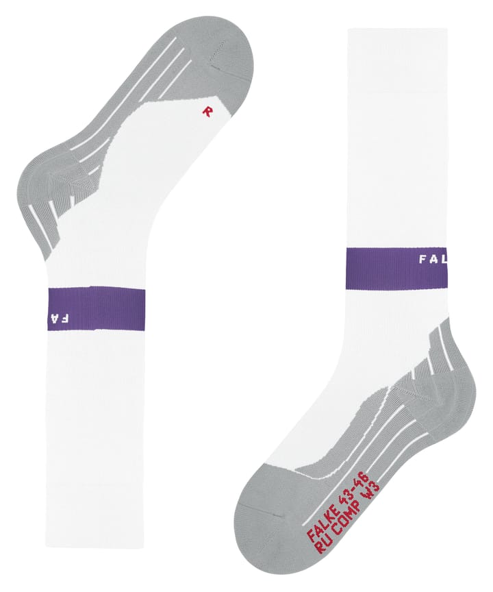Falke Women's RU Compression Energy Running Knee-High White Falke