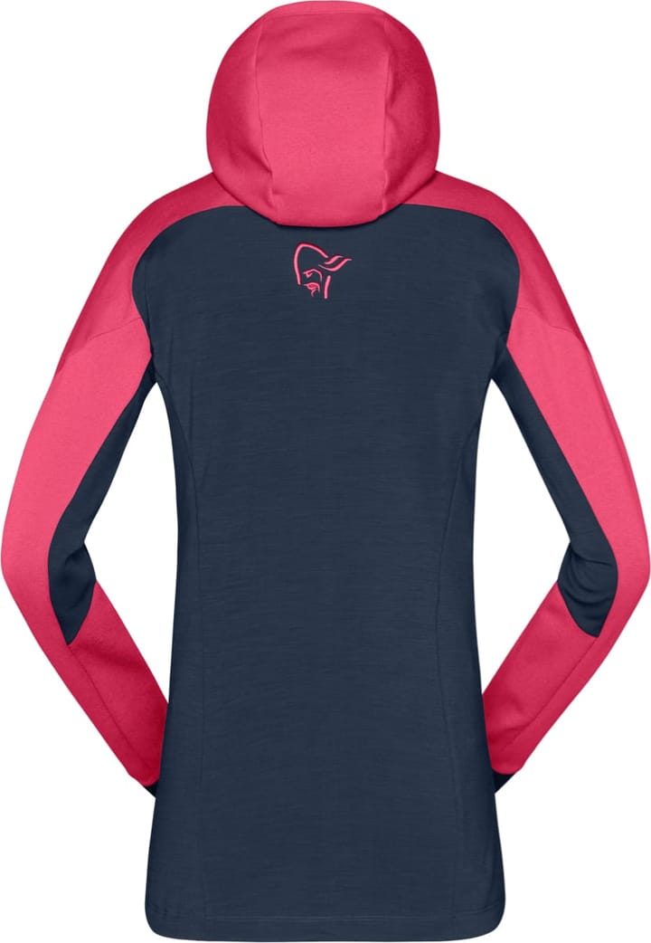 Norrøna Women's Trollveggen Powerstretch Pro Zip Hood Honey Suckle/Indigo Night Norrøna Norrøna Women's Trollveggen Powerstretch Pro Zip Hood Honey Suckle/Indigo Night Norrøna