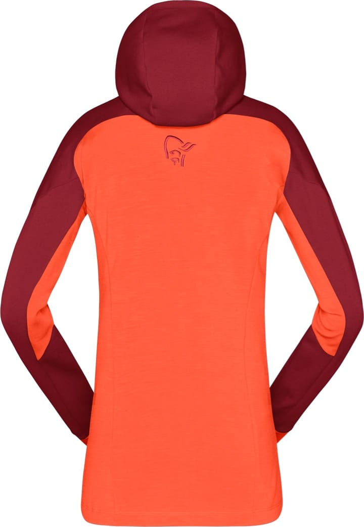 Norrøna Trollveggen Powerstretch Pro Zip Hood W'S Rhubarb Norrøna Norrøna Trollveggen Powerstretch Pro Zip Hood W'S Rhubarb Norrøna