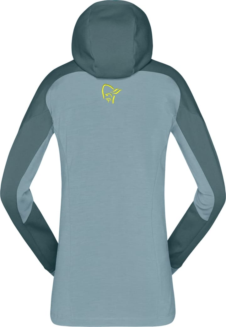 Norrøna Trollveggen Powerstretch Pro Zip Hood W's North Atlantic Norrøna