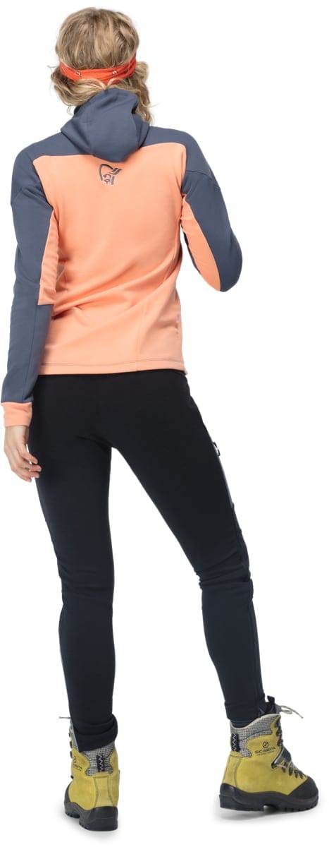 Norrøna Trollveggen Powerstretch Pro Zip Hood W's Caviar Norrøna