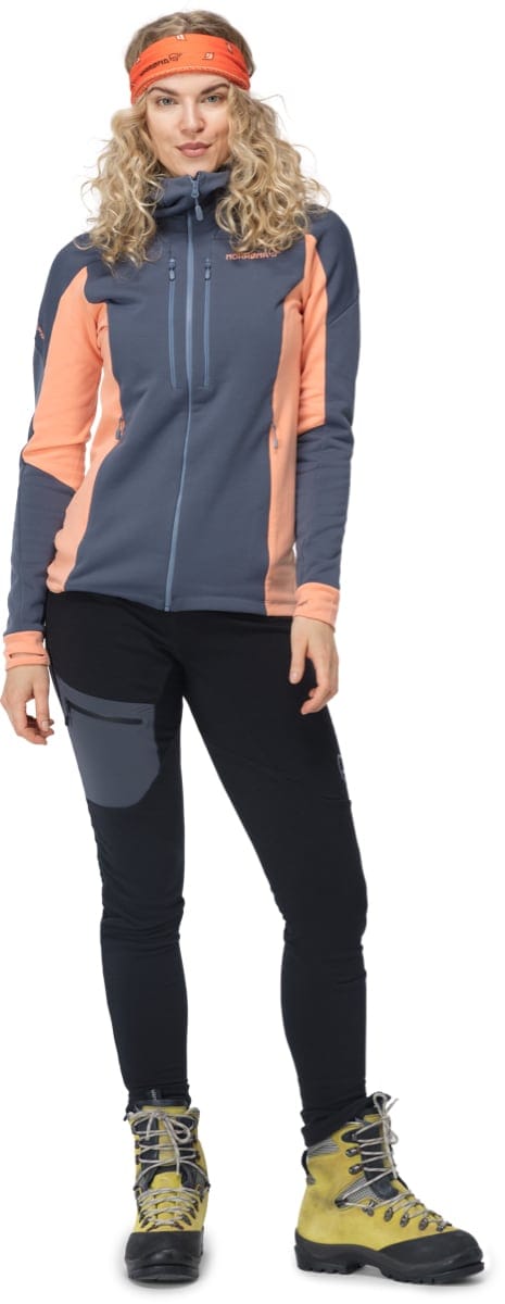 Norrøna Trollveggen Powerstretch Pro Zip Hood W's Caviar Norrøna Norrøna Trollveggen Powerstretch Pro Zip Hood W's Caviar Norrøna