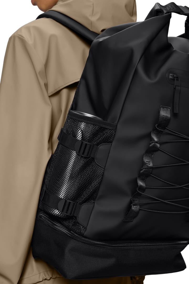 Rains Trail Mountaineer Rolltop Large W3 Black Rains