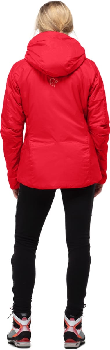 Norrøna Trollveggen Primaloft100 Zip Hood W's True Red Norrøna Norrøna Trollveggen Primaloft100 Zip Hood W's True Red Norrøna