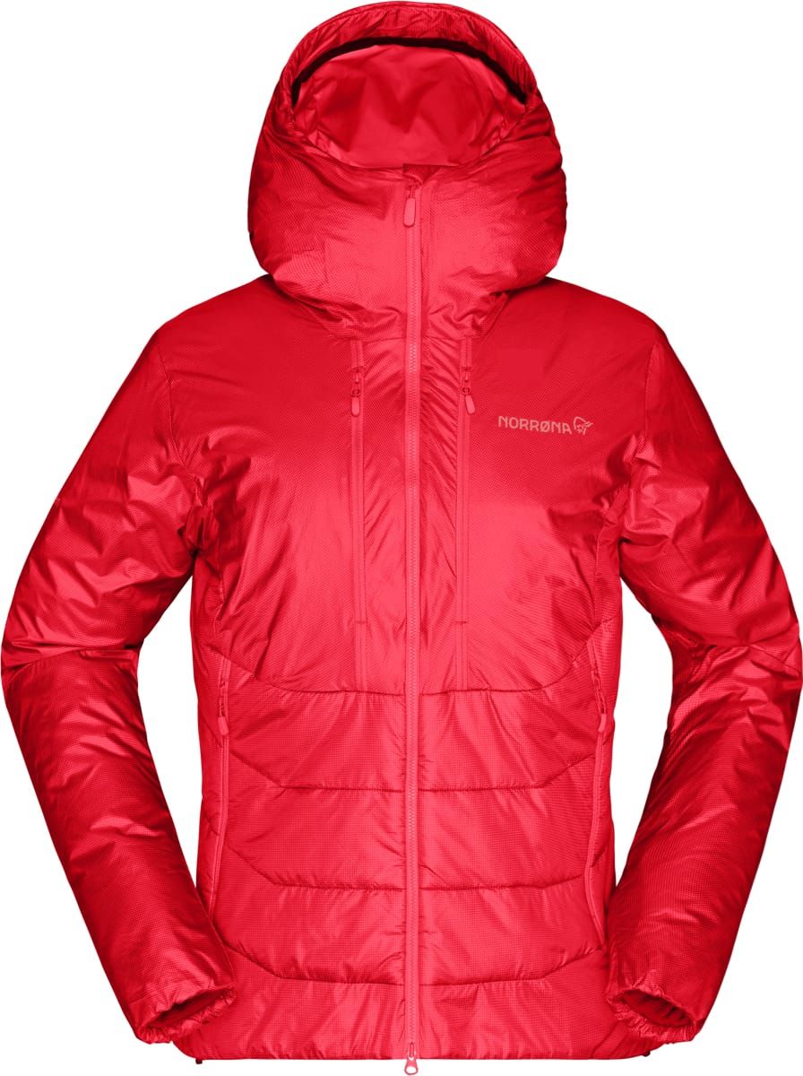 Norrøna Trollveggen Primaloft100 Zip Hood W's True Red