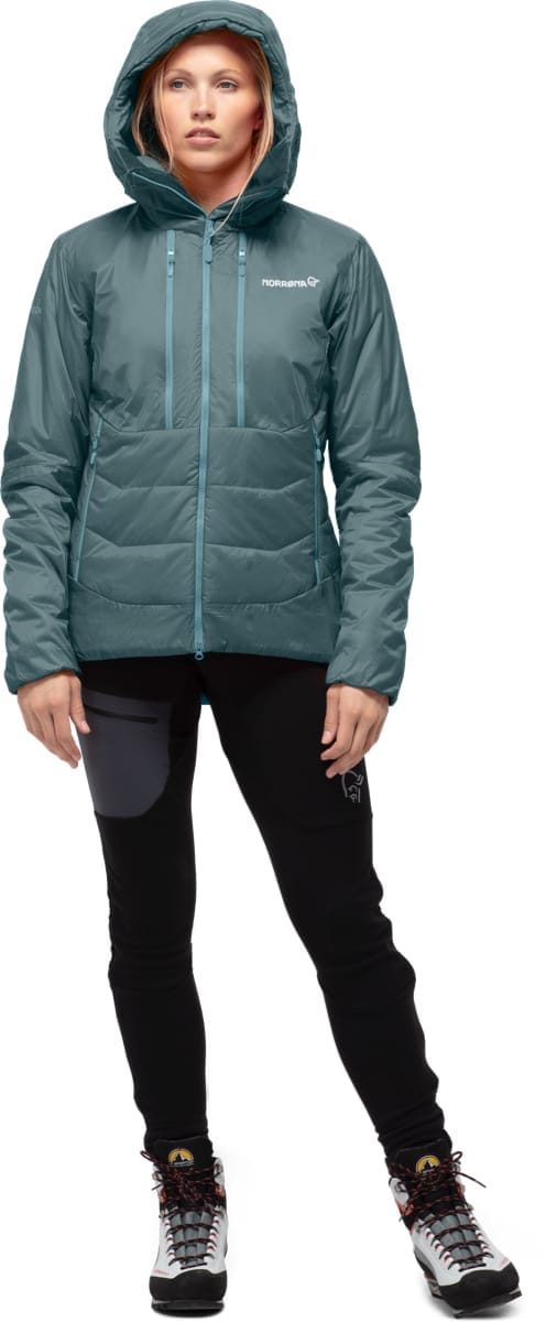 Norrøna Trollveggen Primaloft100 Zip Hood W's North Atlantic Norrøna Norrøna Trollveggen Primaloft100 Zip Hood W's North Atlantic Norrøna