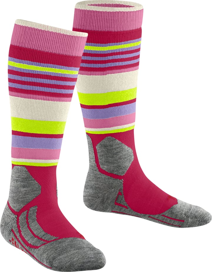 Falke Kids' Falke Sk2 Stripes Intermediate Skiing Knee-High Socks Rose Falke Falke Kids' Falke Sk2 Stripes Intermediate Skiing Knee-High Socks Rose Falke
