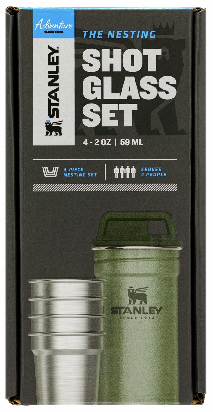 Stanley Adventure Shot Glass Set Hammertone Green Stanley Stanley Adventure Shot Glass Set Hammertone Green Stanley