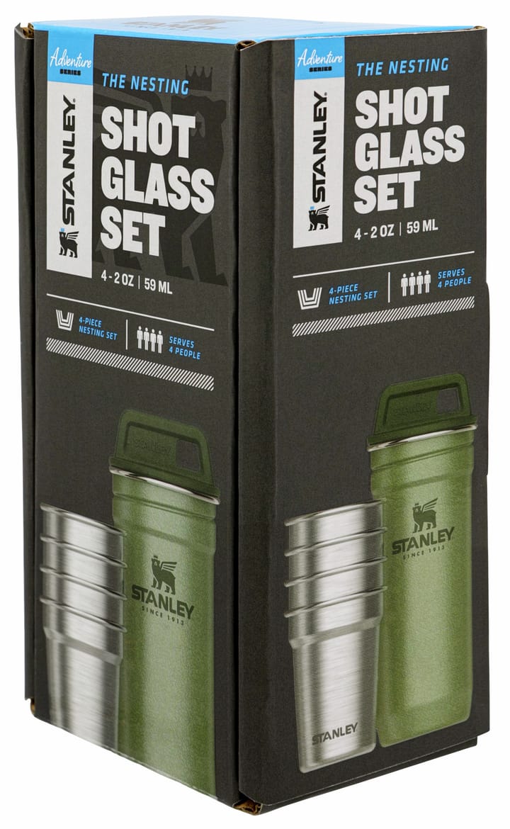 Stanley Adventure Shot Glass Set Hammertone Green Stanley Stanley Adventure Shot Glass Set Hammertone Green Stanley