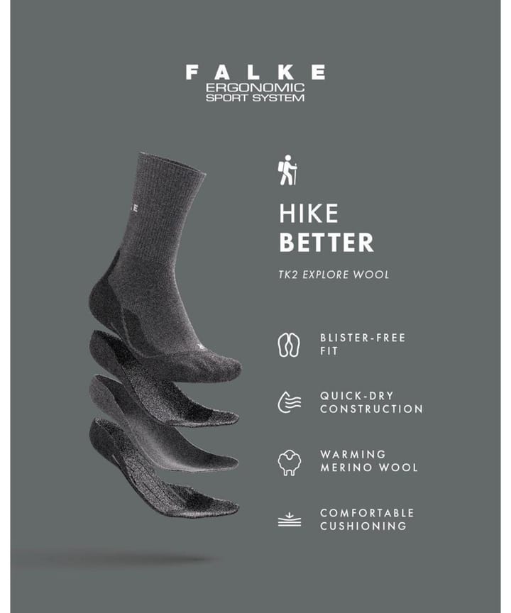 Falke Tk2 Explore Wool Women Smog Falke
