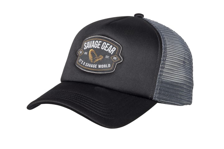 Savage Gear Badge Trucker Cap Black Savage Gear