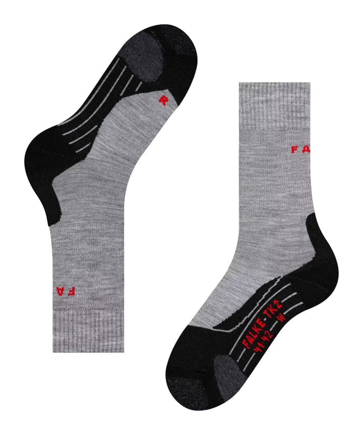 Falke TK2 Women's Trekking Socks Light Grey Falke TK2 Women's Trekking Socks Light Grey