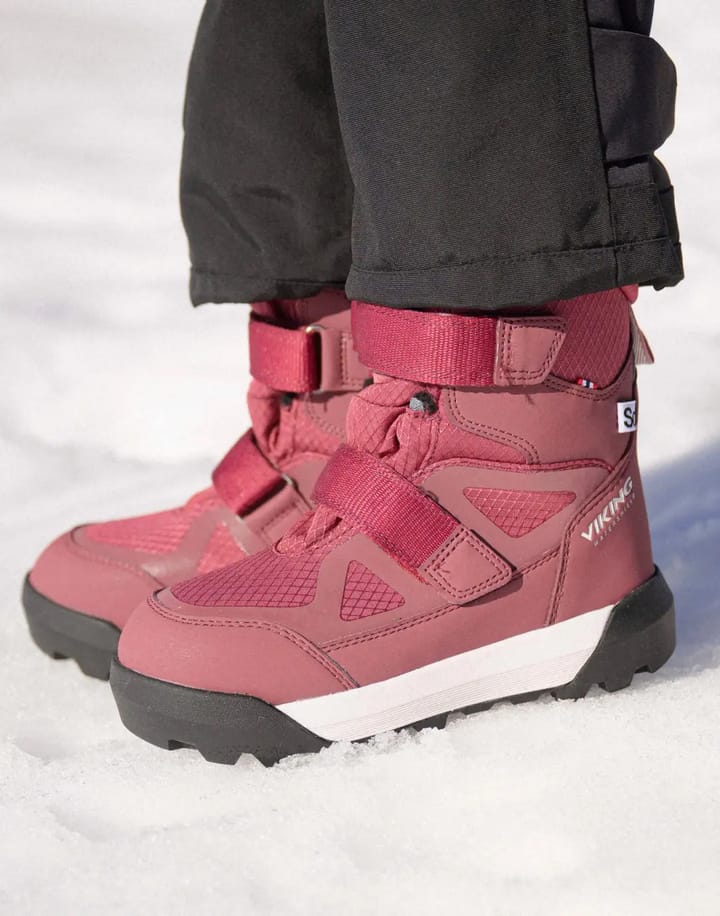 Viking Footwear Kid's Constrictor Warm Sc Waterproof 2v Dark Pink Viking Footwear