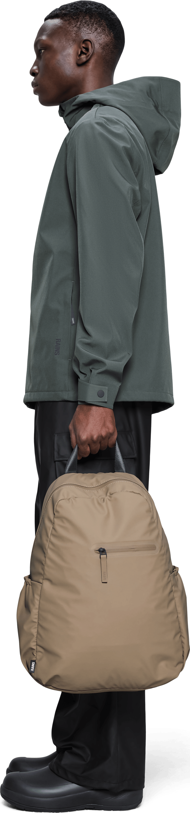 Rains Dash Backpack Beige Rains