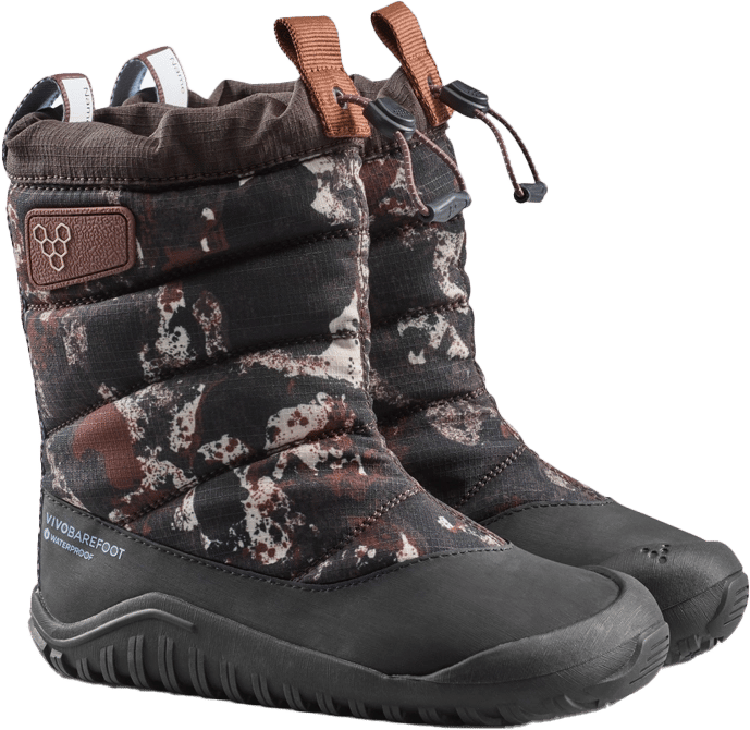 Vivobarefoot Kids' Tracker Boot AT Pre-School Mole Print Vivobarefoot
