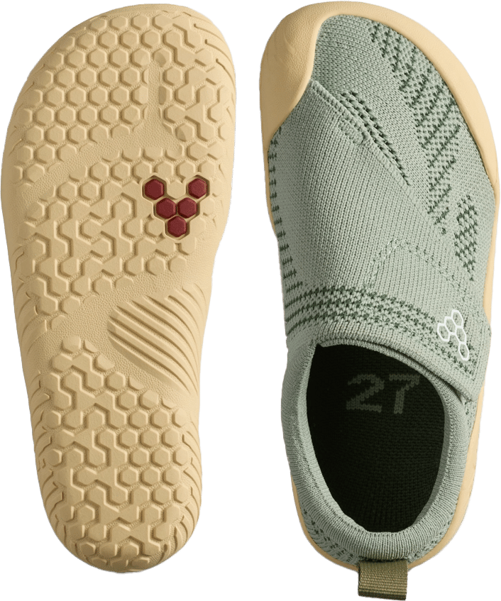 Vivobarefoot Kids' Motus Knit Pre-School Glacial Green Vivobarefoot
