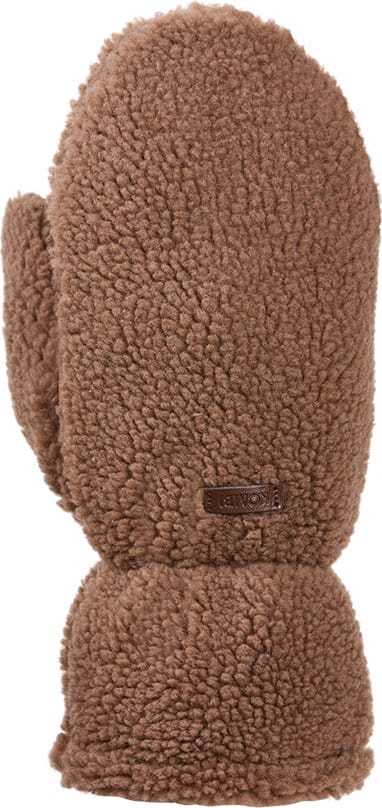 Kombi Women's Camila Sherpa Mittens Brown Oak Kombi