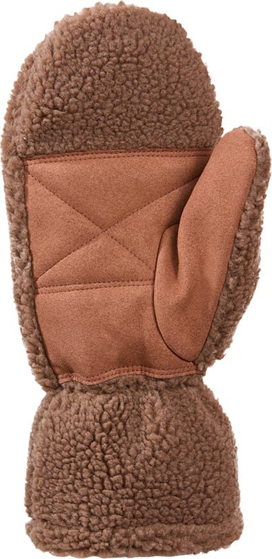 Kombi Women's Camila Sherpa Mittens Brown Oak Kombi