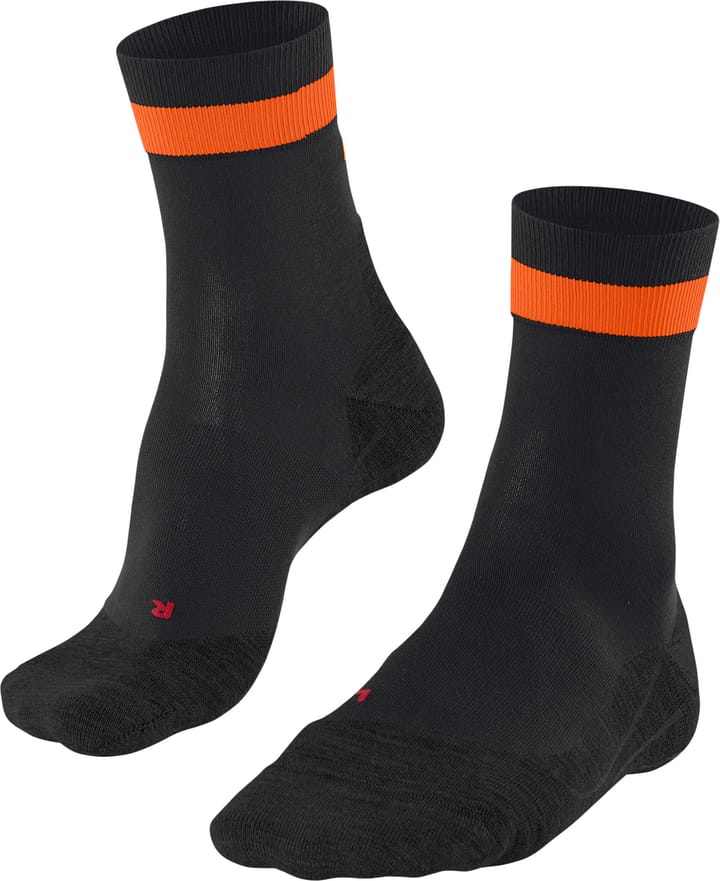 Falke Men's RU4 Endurance Running Socks Black Falke Falke Men's RU4 Endurance Running Socks Black Falke