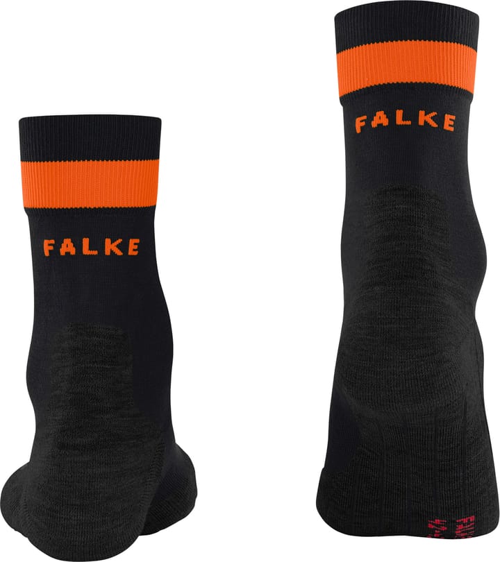 Falke Men's RU4 Endurance Running Socks Black Falke Falke Men's RU4 Endurance Running Socks Black Falke