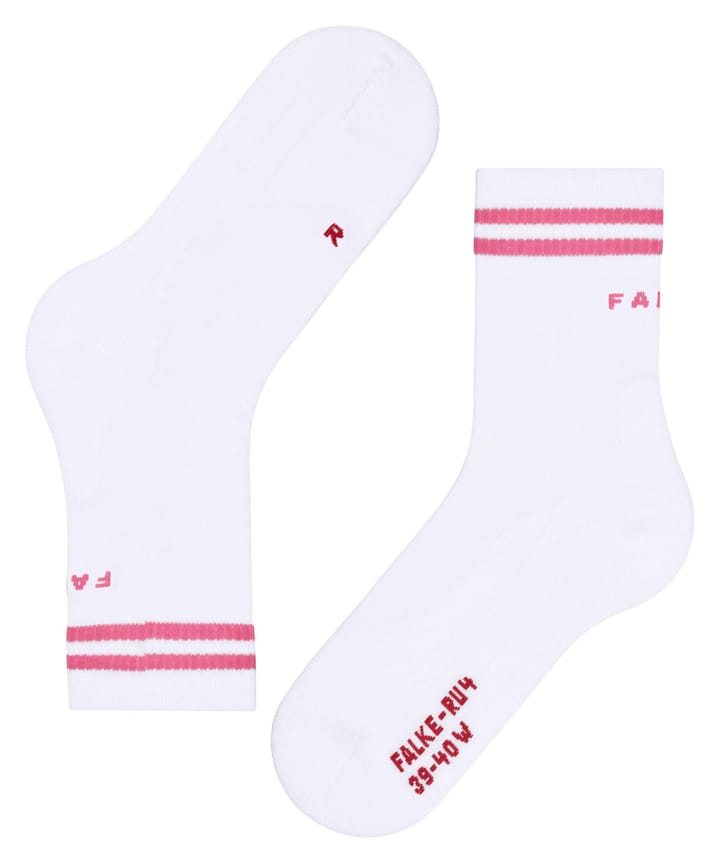 Falke Women's RU4 Endurance Running Socks White-pink Falke
