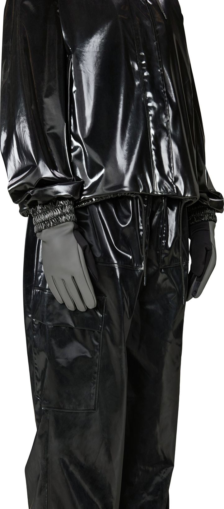 Rains Gloves Grey Rains