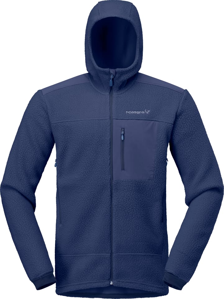 Norrøna Men's Trollveggen Warm3 Zip Hood Indigo Night Norrøna
