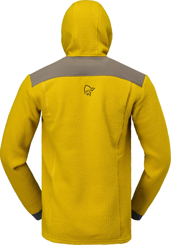 Norrøna Men's Trollveggen Warm3 Zip Hood Golden Palm Norrøna