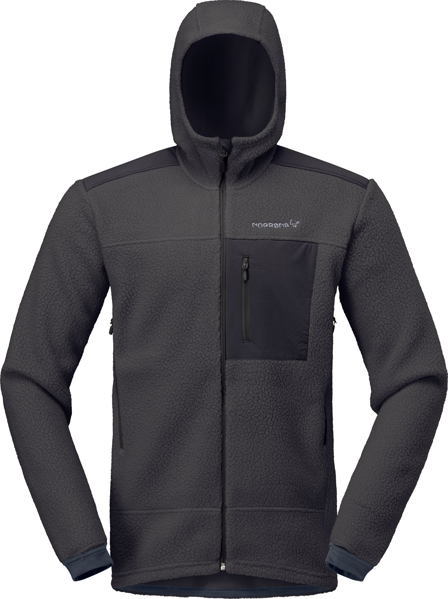Norrøna Men's Trollveggen Warm3 Zip Hood Phantom