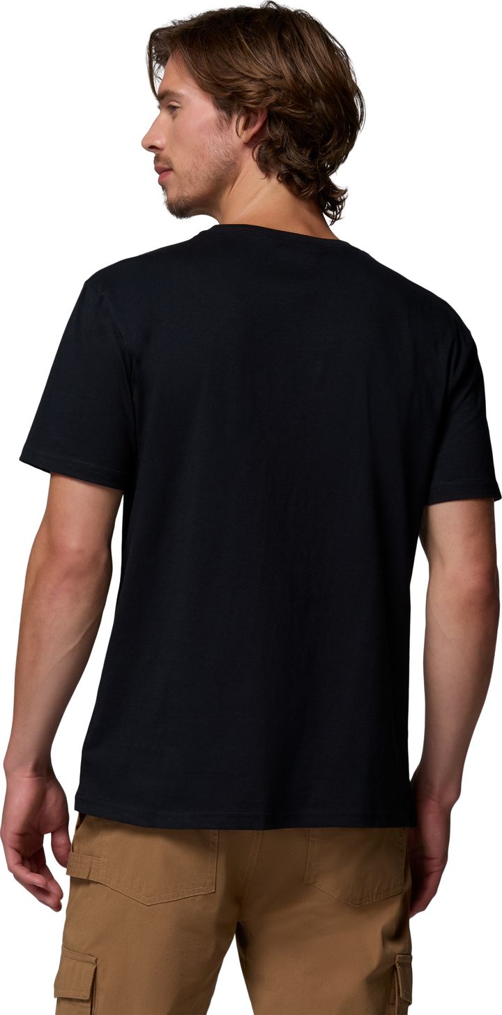 Columbia Men's CSC Basic Logo Short Sleeve Black/LC CSC Branded Graphic Columbia