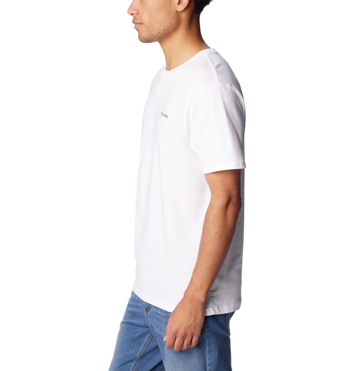 Columbia Men's CSC Basic Logo Short Sleeve White, Lc Csc Branded Graphic Columbia Columbia Men's CSC Basic Logo Short Sleeve White, Lc Csc Branded Graphic Columbia