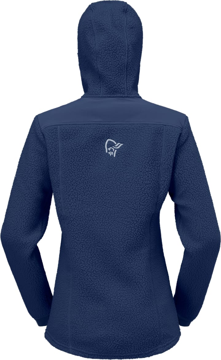 Norrøna Women's Trollveggen Warm3 Zip Hood Indigo Night Norrøna