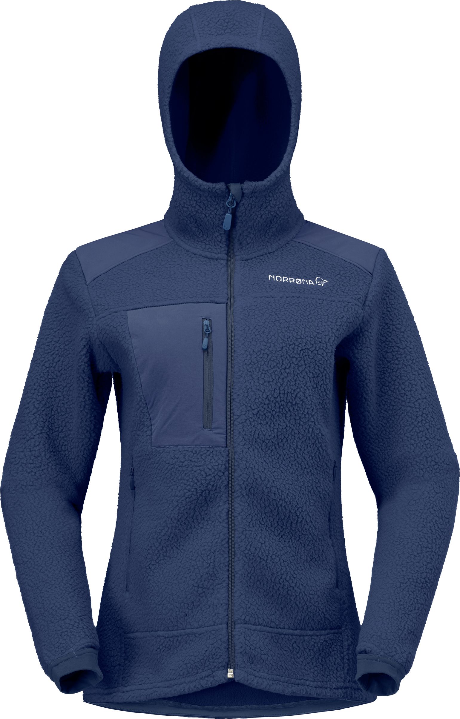 Norrøna Women's Trollveggen Warm3 Zip Hood Indigo Night