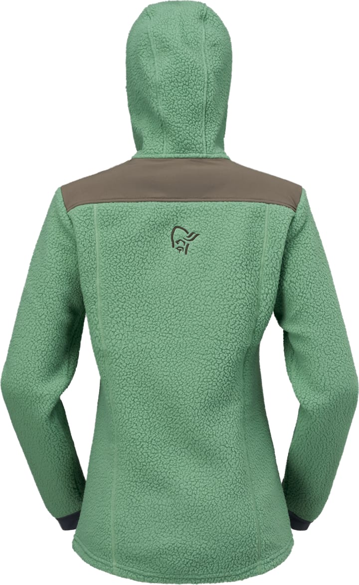 Norrøna Women's Trollveggen Warm3 Zip Hood Dark Ivy Norrøna