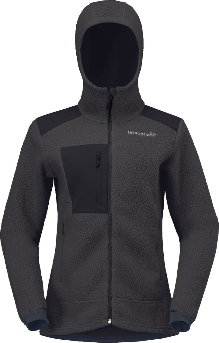 Norrøna Women's Trollveggen Warm3 Zip Hood Phantom Norrøna