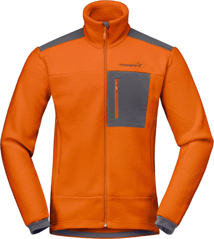Norrøna Men's Trollveggen Warm3 Jacket Gold Flame Norrøna