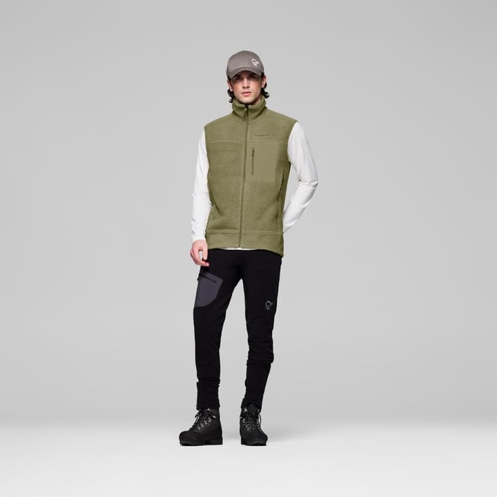 Norrøna Men's Trollveggen Warm3 Vest Deep Lichen Green Norrøna